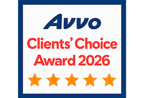 Avvo Clients' Choice Award 2026